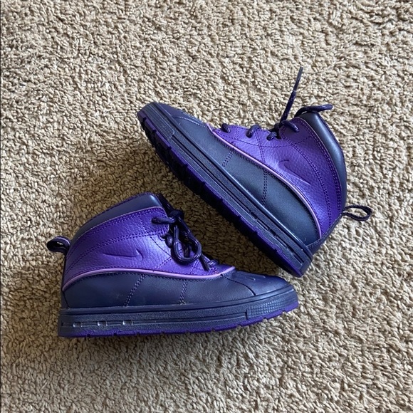 purple acg boots